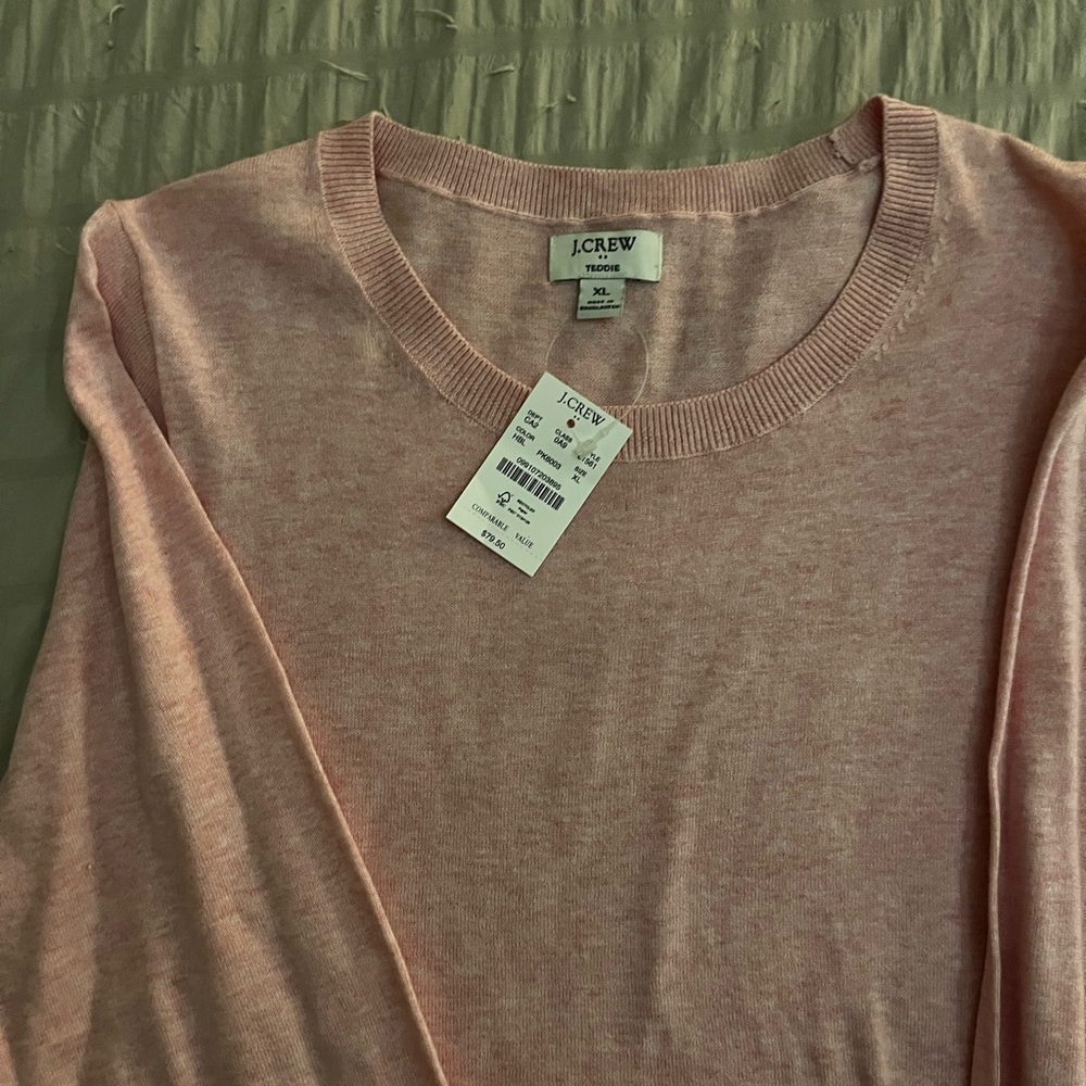 J. Crew Soft Pink Sweater